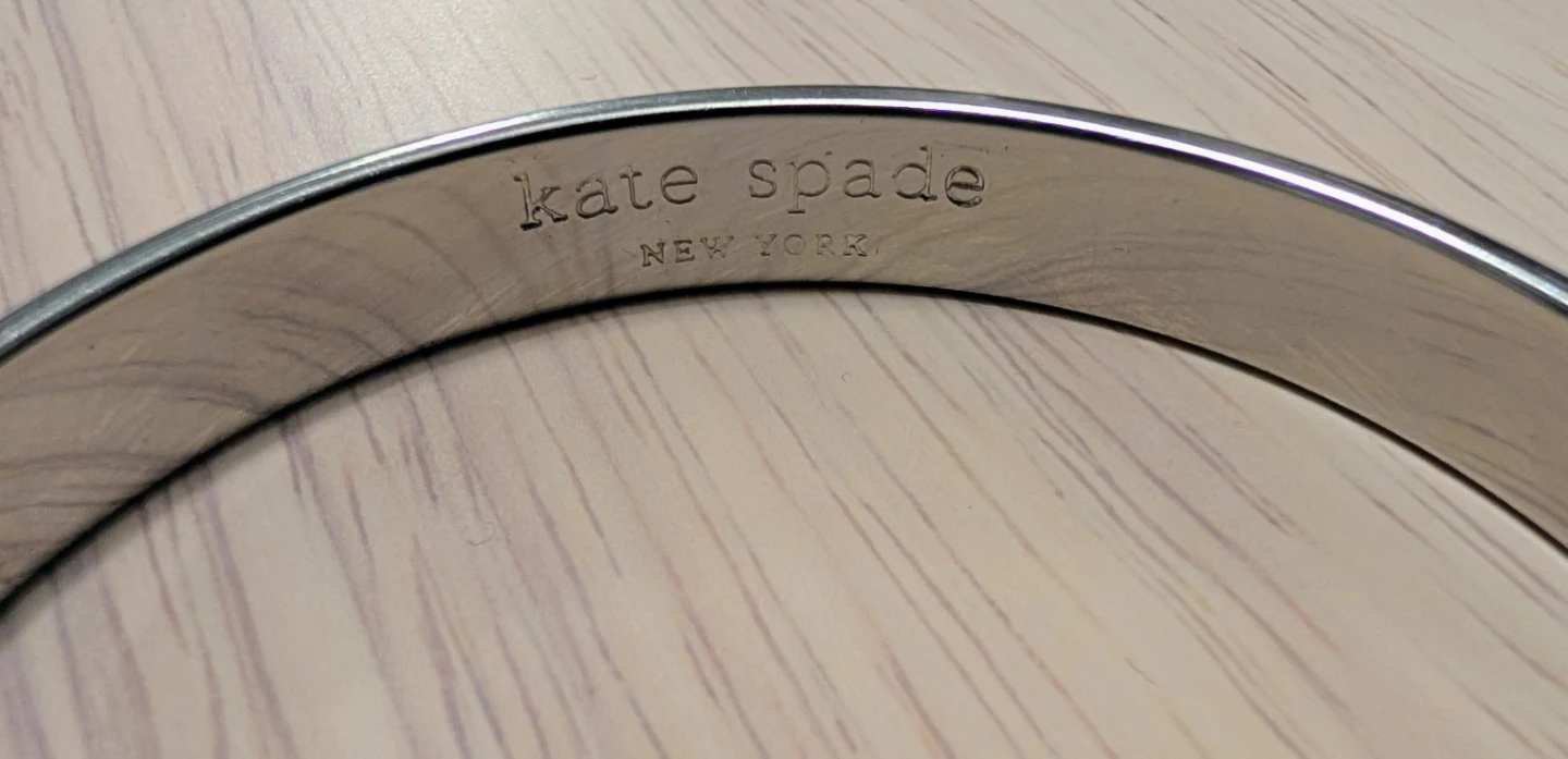 Kate Spade Silver Bangle Bracelet (Hand in Hand) - photo 2