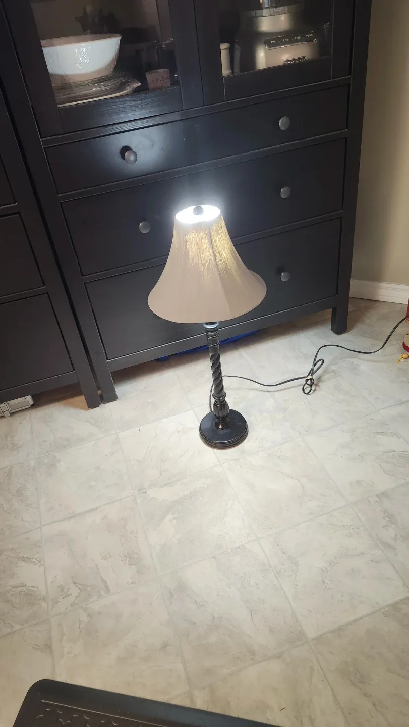 Table Lamp - Black Base,  Grey Shade image indicator(2)