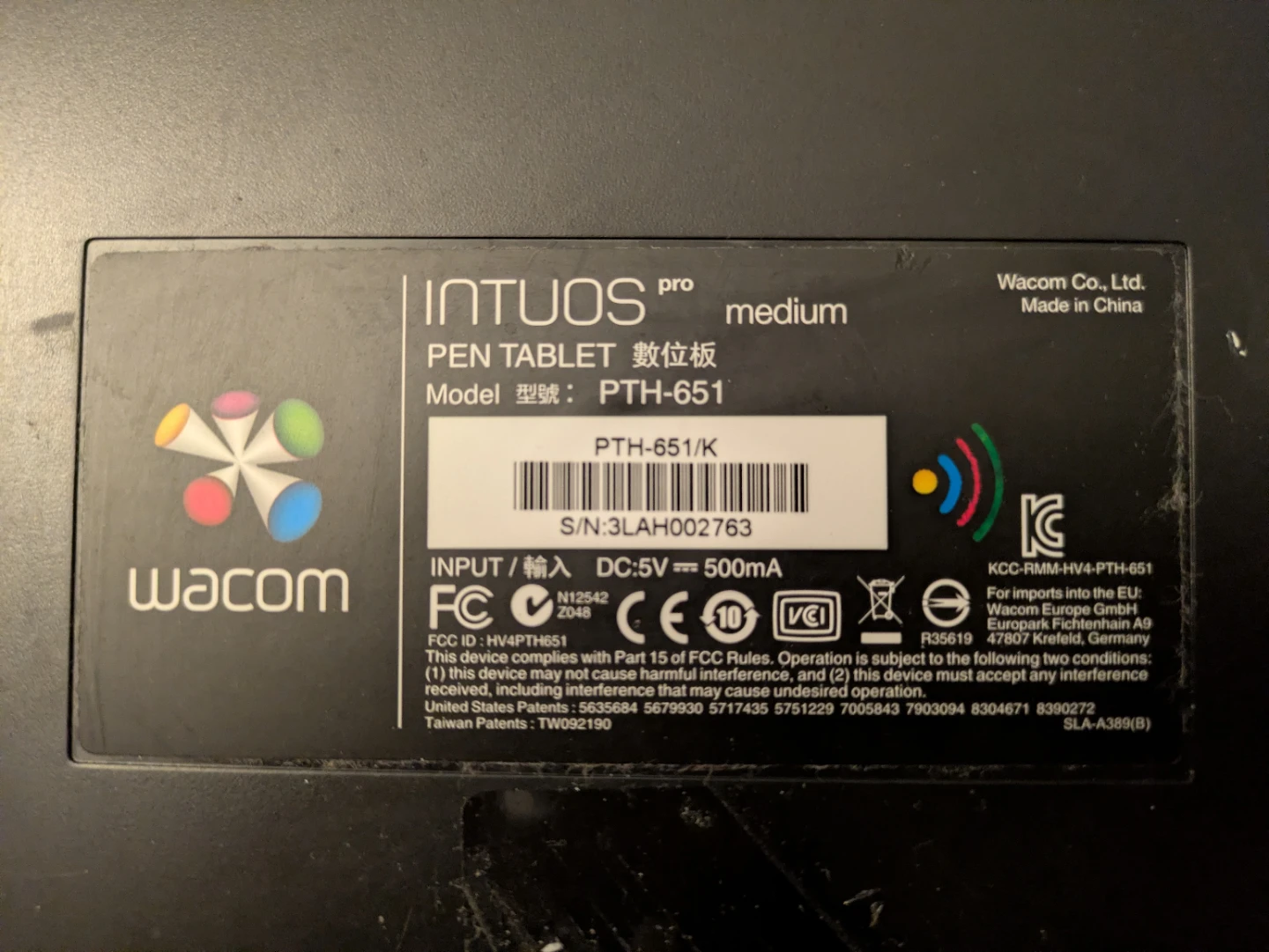 Wacom Intuos Pro Medium Pen Tablet PTH-651/K - photo 2