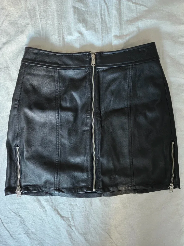 Express Black Faux Leather Mini Skirt #Cleanout