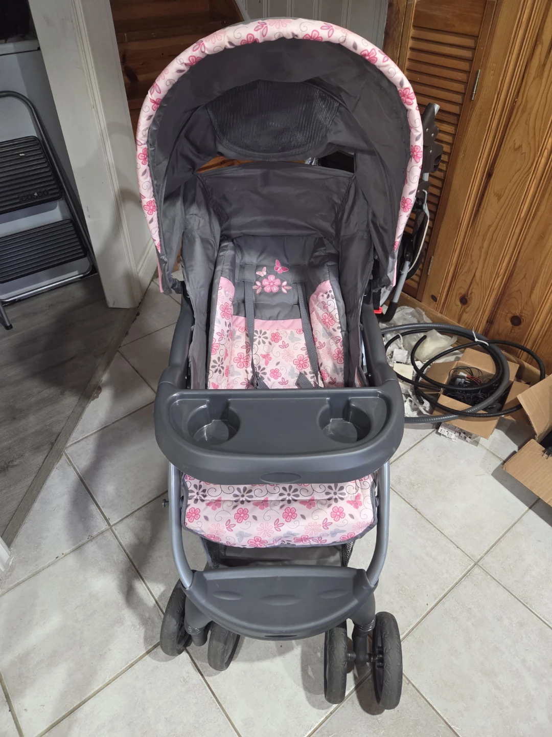Graco Stroller - Pink Floral Pattern - photo 3