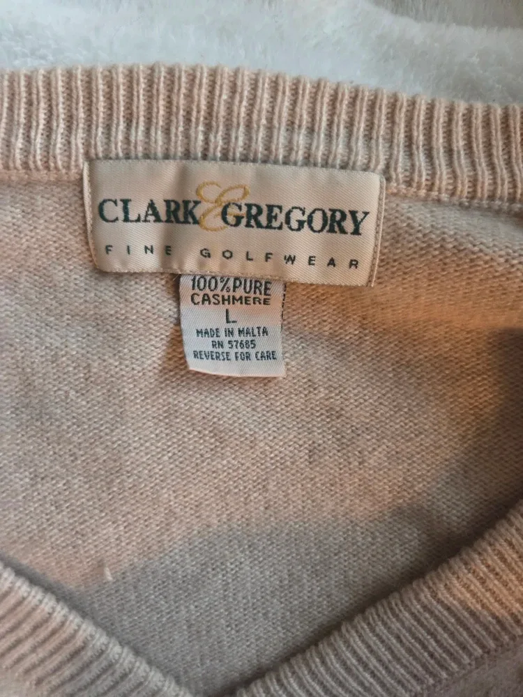 Clark & Gregory Cashmere Sweater - Size L