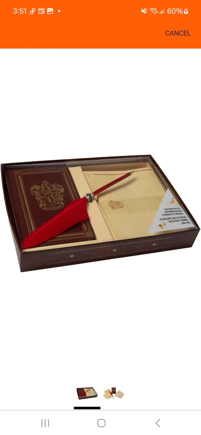 Harry Potter: Gryffindor Desktop Stationery Set