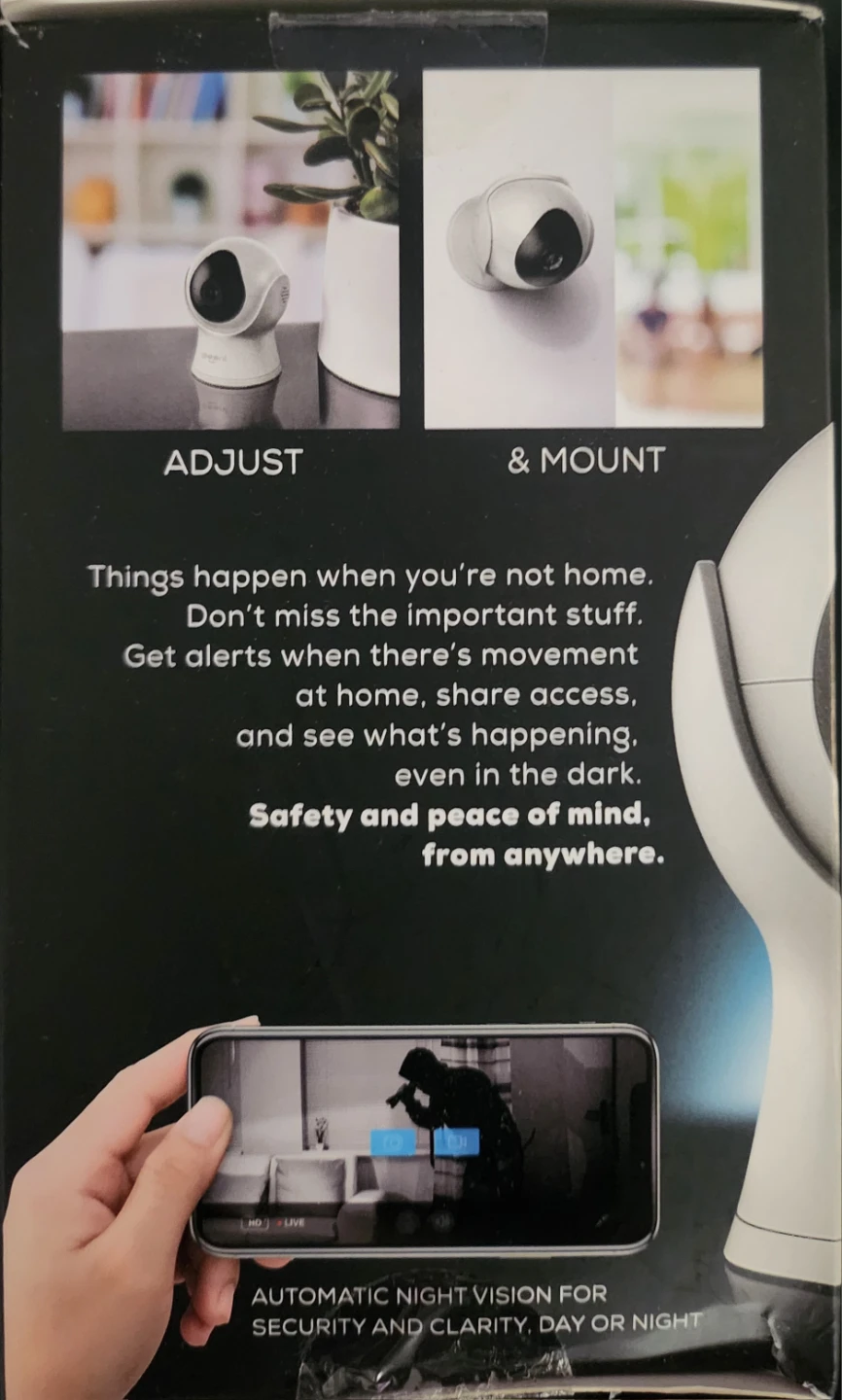 Geeni Vision HD Smart Wi-Fi Security Camera - New - photo 4