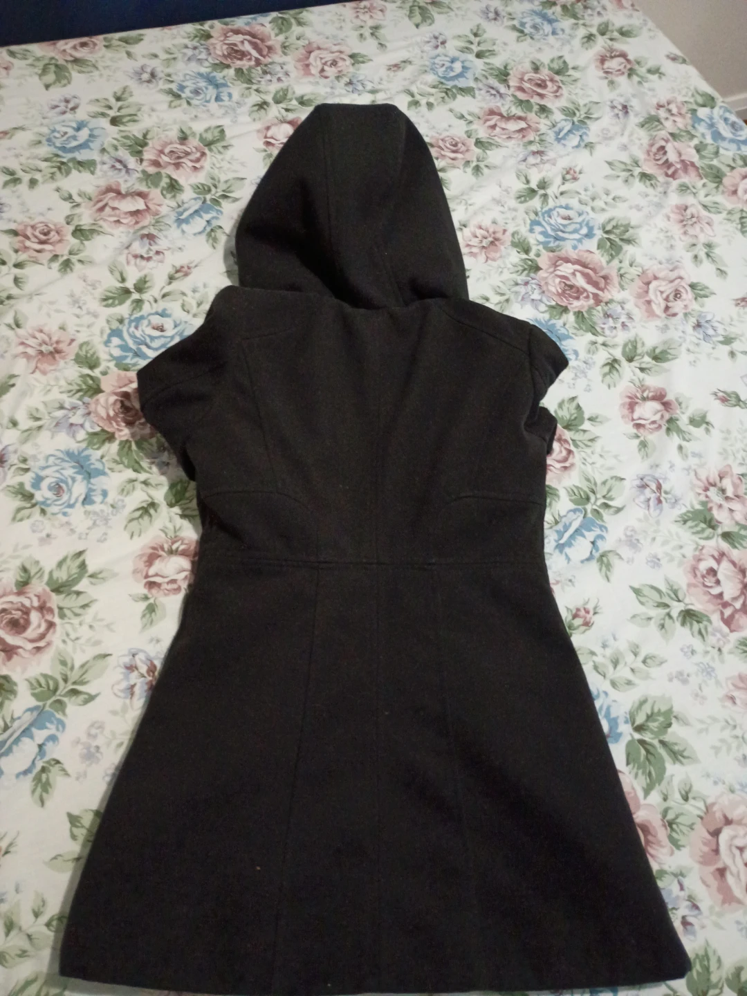 Guess Black Hooded Toggle Coat Size XS - photo 4