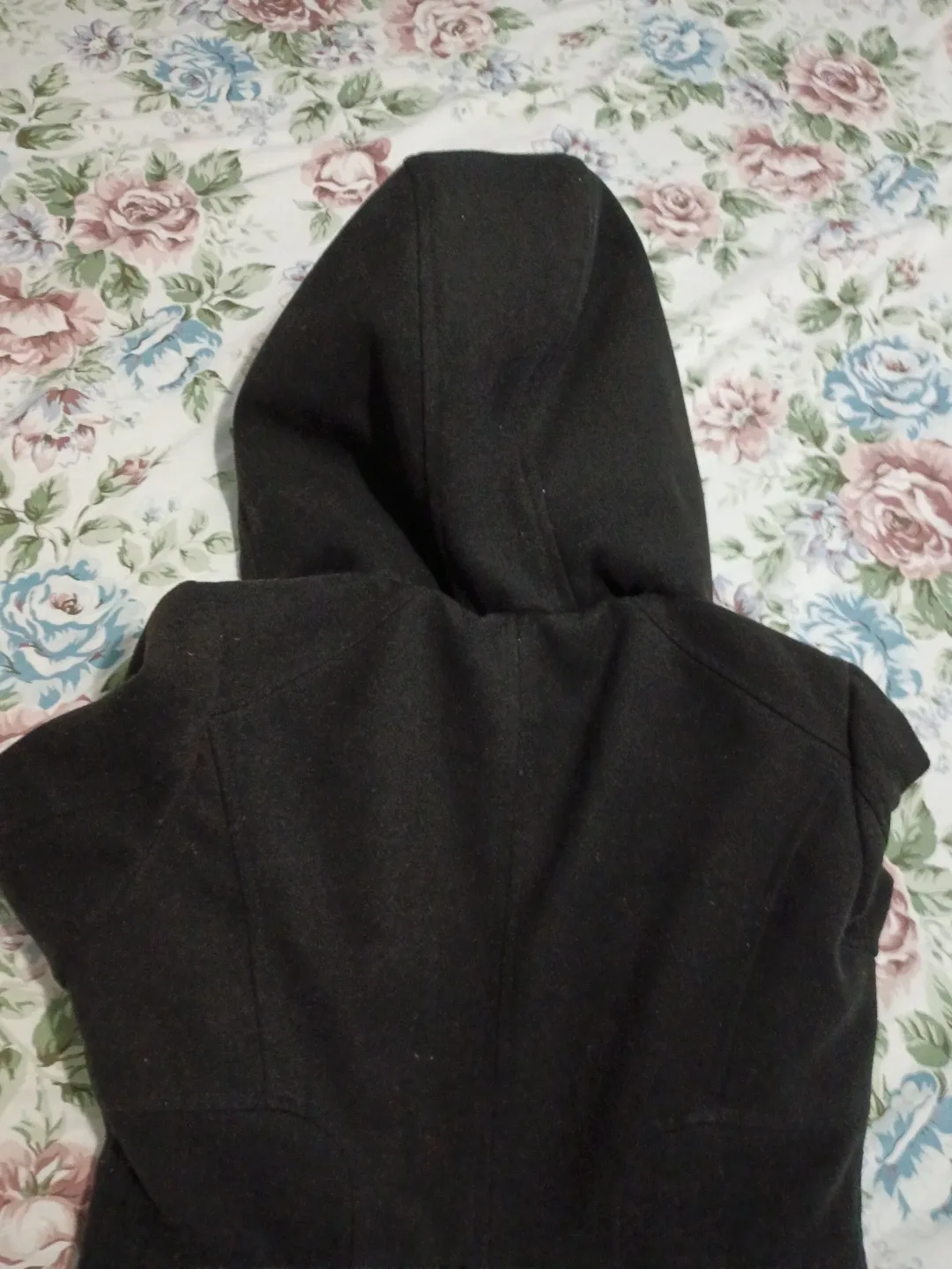 Guess Black Hooded Toggle Coat Size XS image indicator(5)