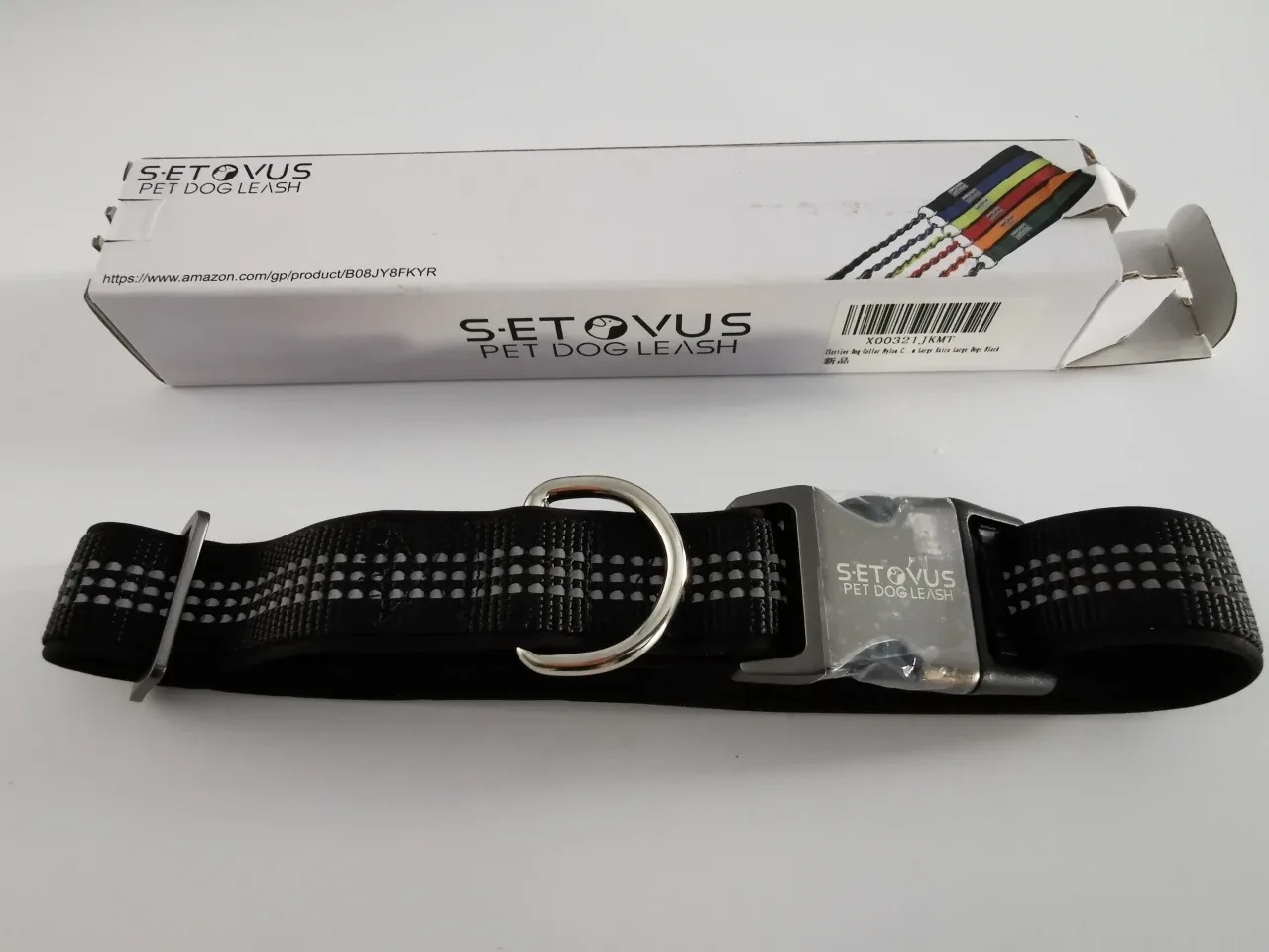 New S-ETOVUS Large Reflective Dog Collar image indicator(3)