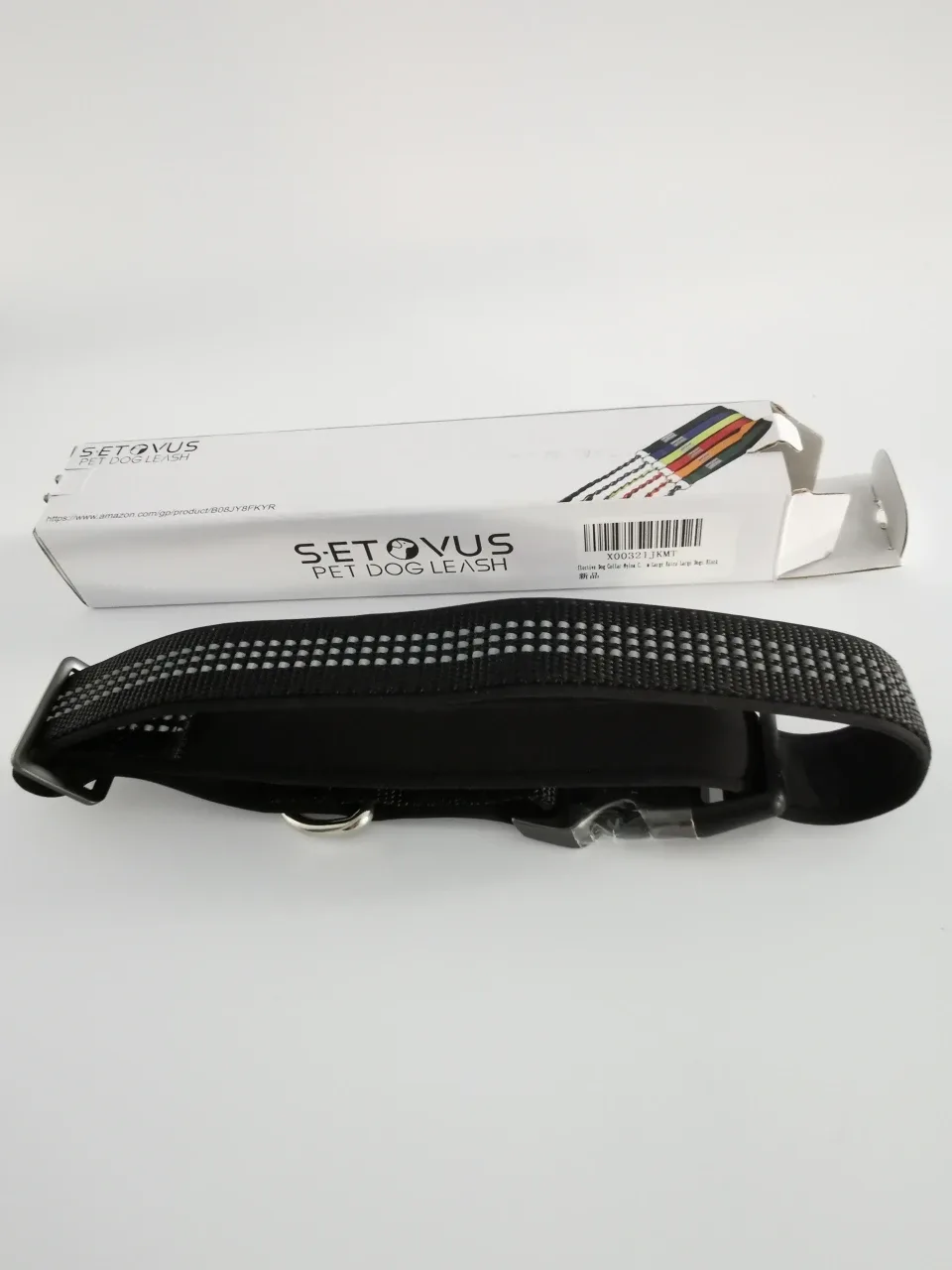 New S-ETOVUS Large Reflective Dog Collar image indicator(6)