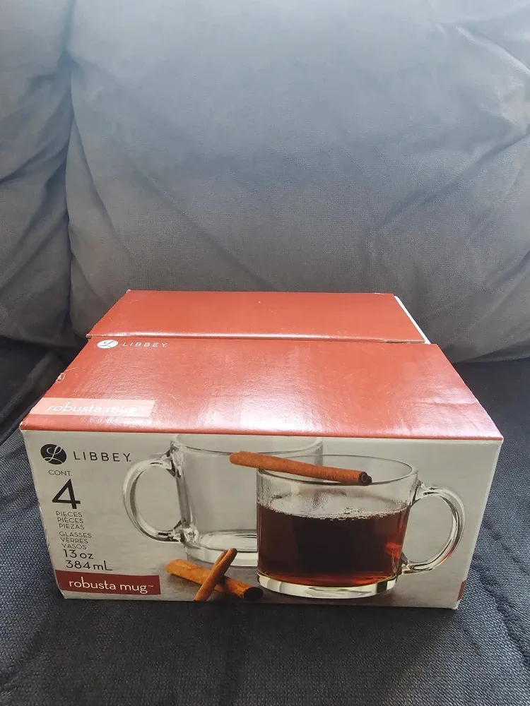 Libbey Robusta Mugs, Set of 4 13 oz./384 mL ☕️ #Cleanout ♻️