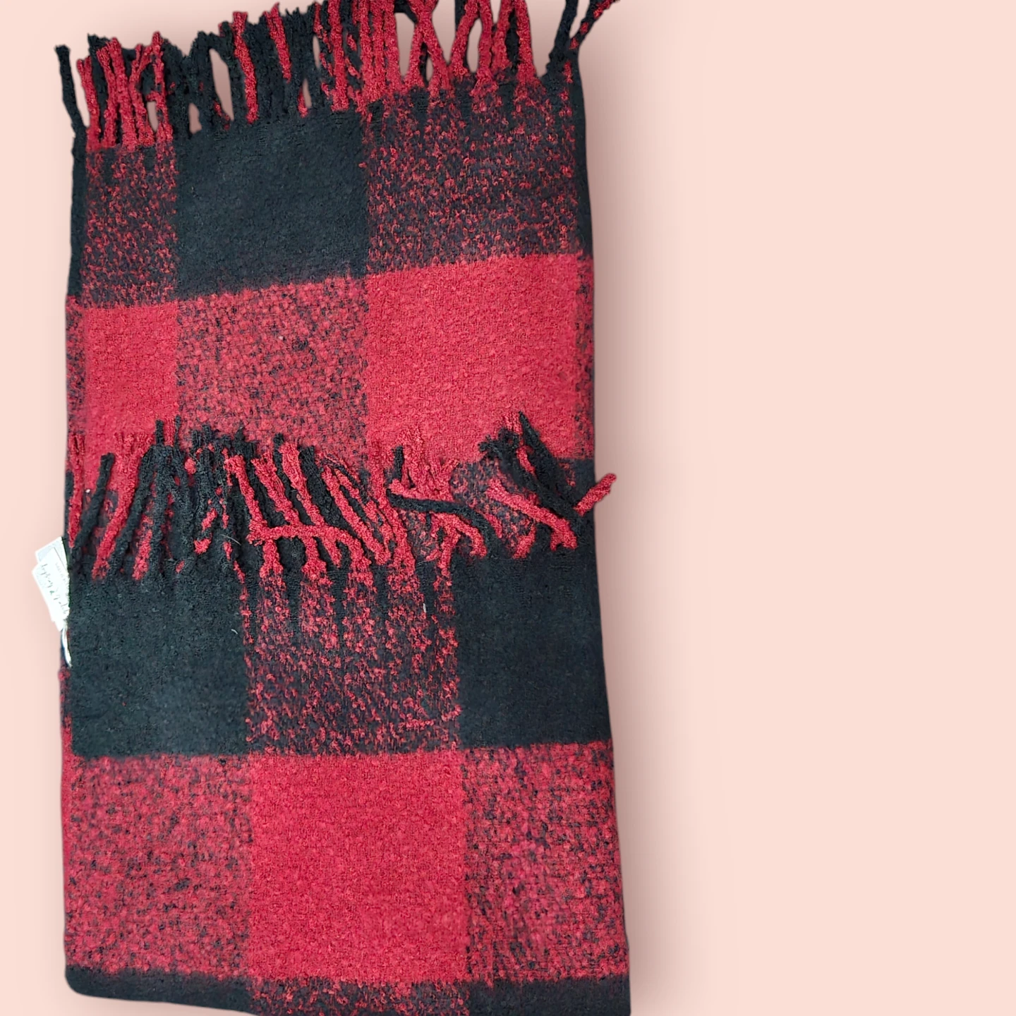 Gyal Bashy Cozy Red & Black Throw Blanket BRAND NEW - photo 4