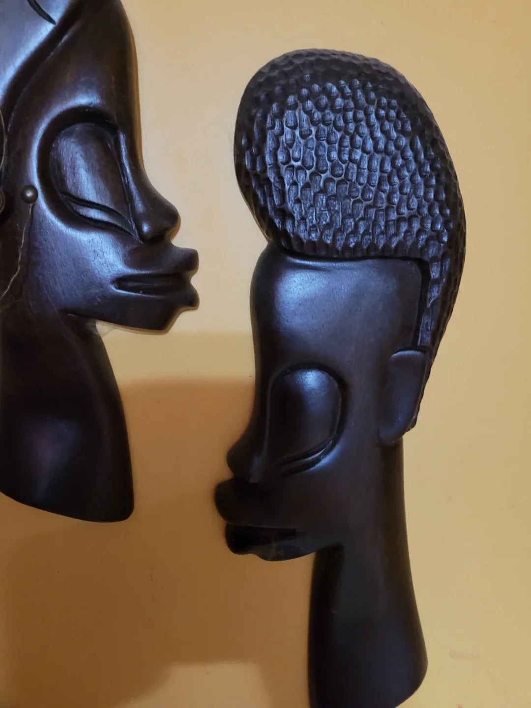 Wooden African Wall Art - Set of Two