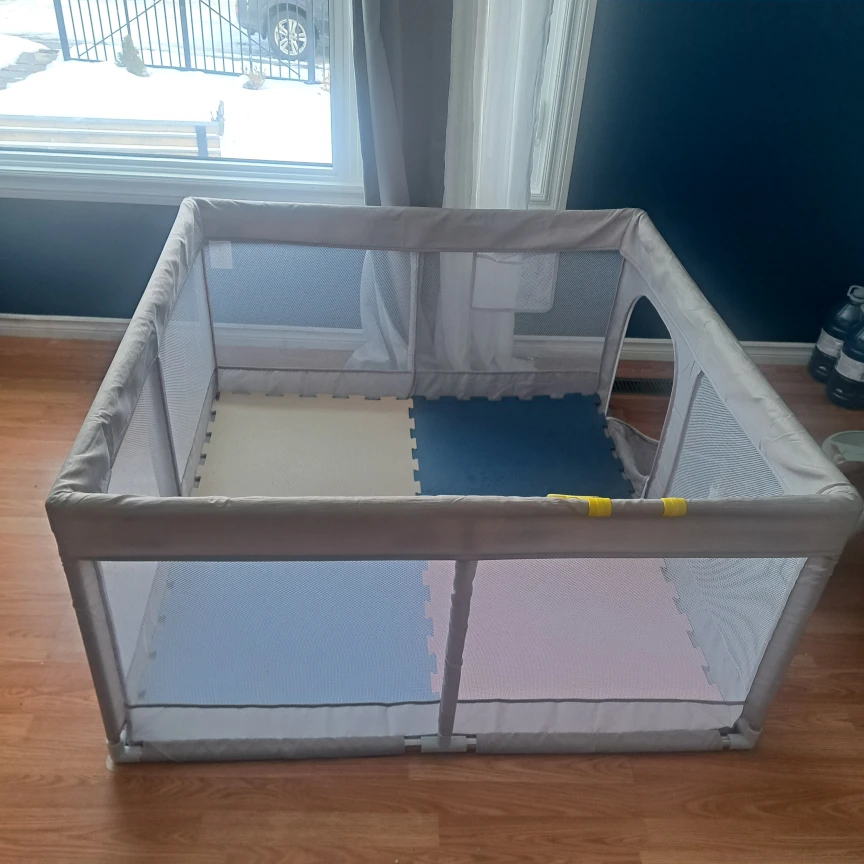 Grey Baby Playpen