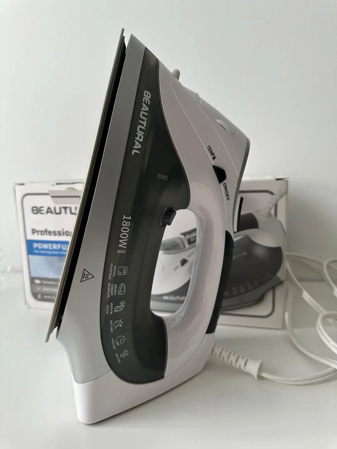 BEAUTURAL Professional Steam Iron - Powerful Steam