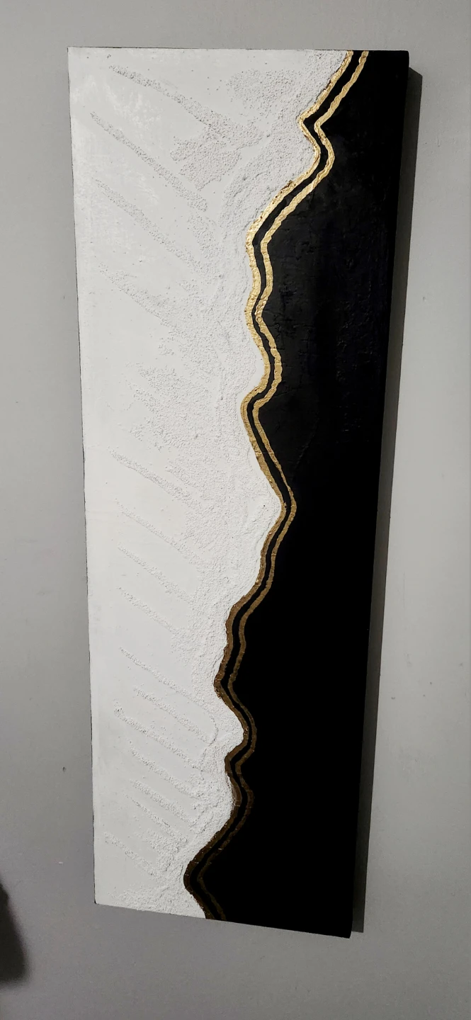 Modern Taxture black and white wall art - photo 5