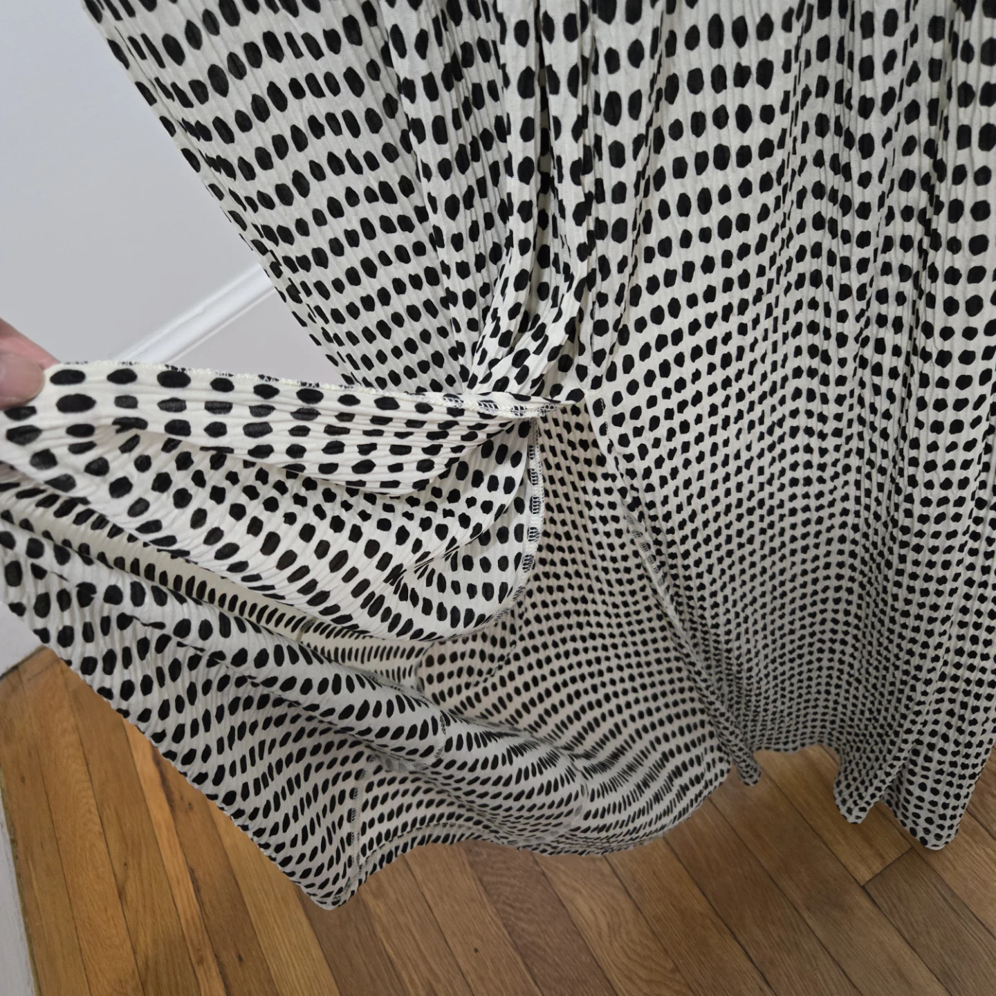 Zara Black & White Polka Dot Dress - Size S - photo 5