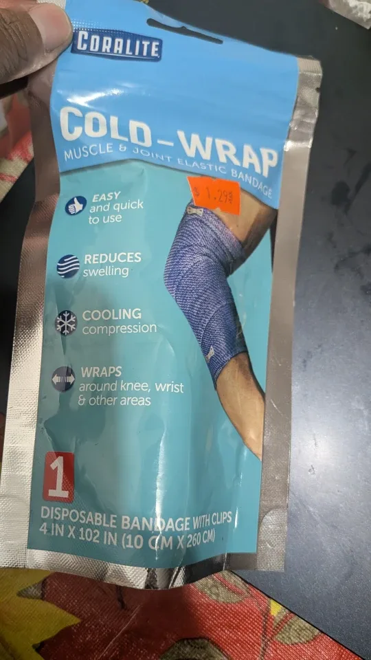 Coralite Cold Wrap - Muscle & Joint Elastic Bandage -#Cleanout