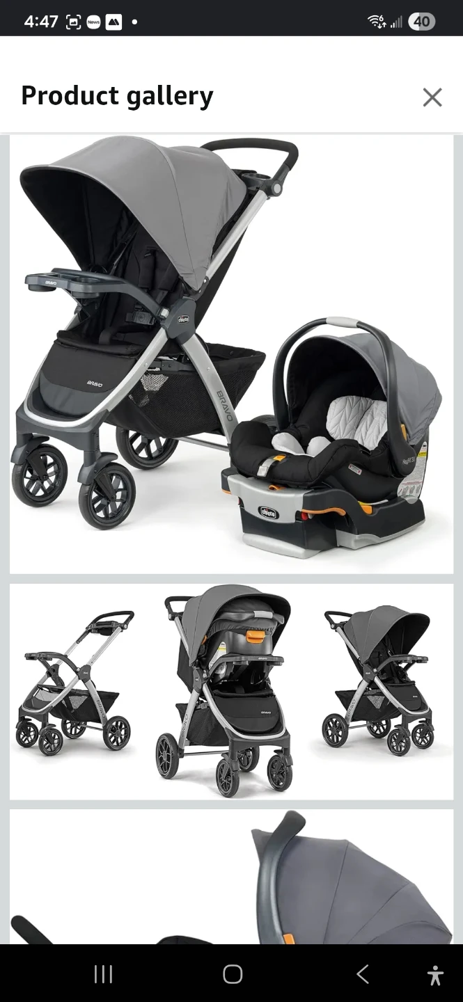 Chicco Bravo 3-in-1 Stroller and baby car seat - photo 2
