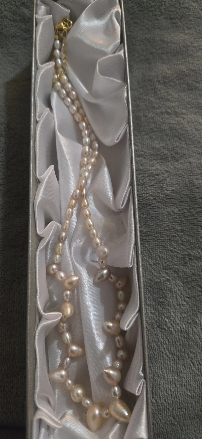 Freshwater Multicolor Pearl Necklace 18"