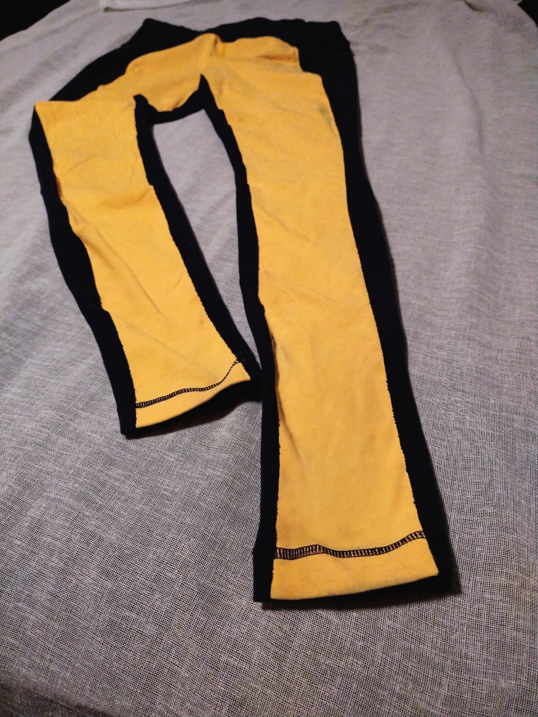 Lululemon leggings size 8 yellow and Navy Blue Athleisure - photo 5