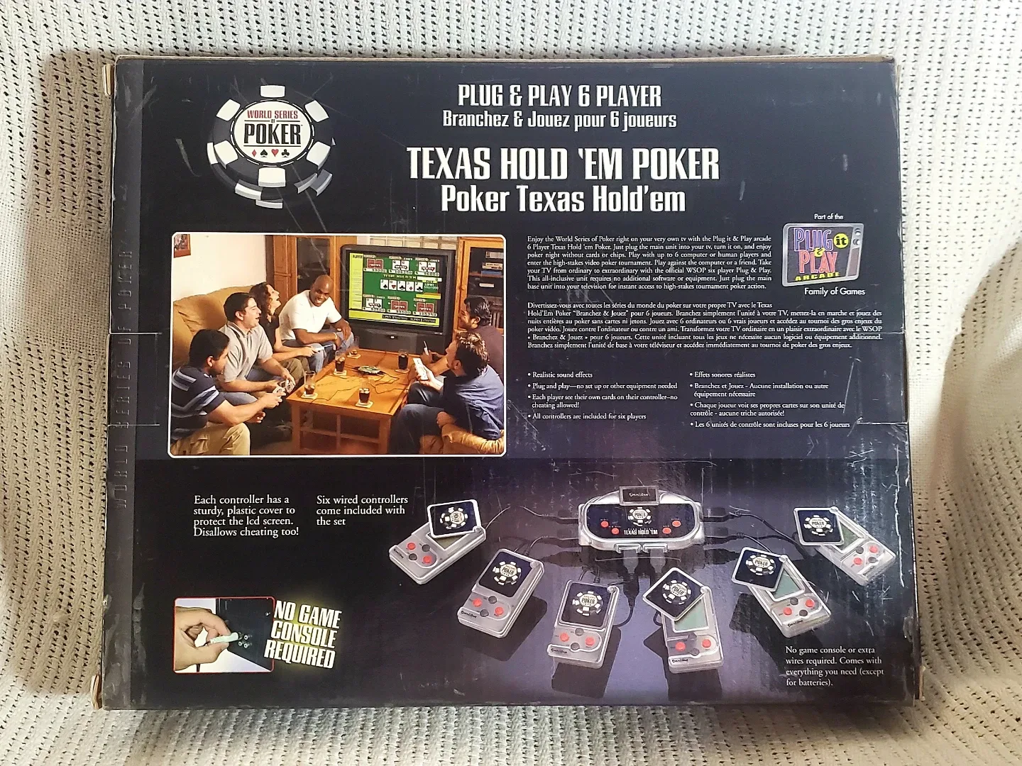 World Series of Poker Plug & Play Texas Hold 'Em Poker image indicator(2)