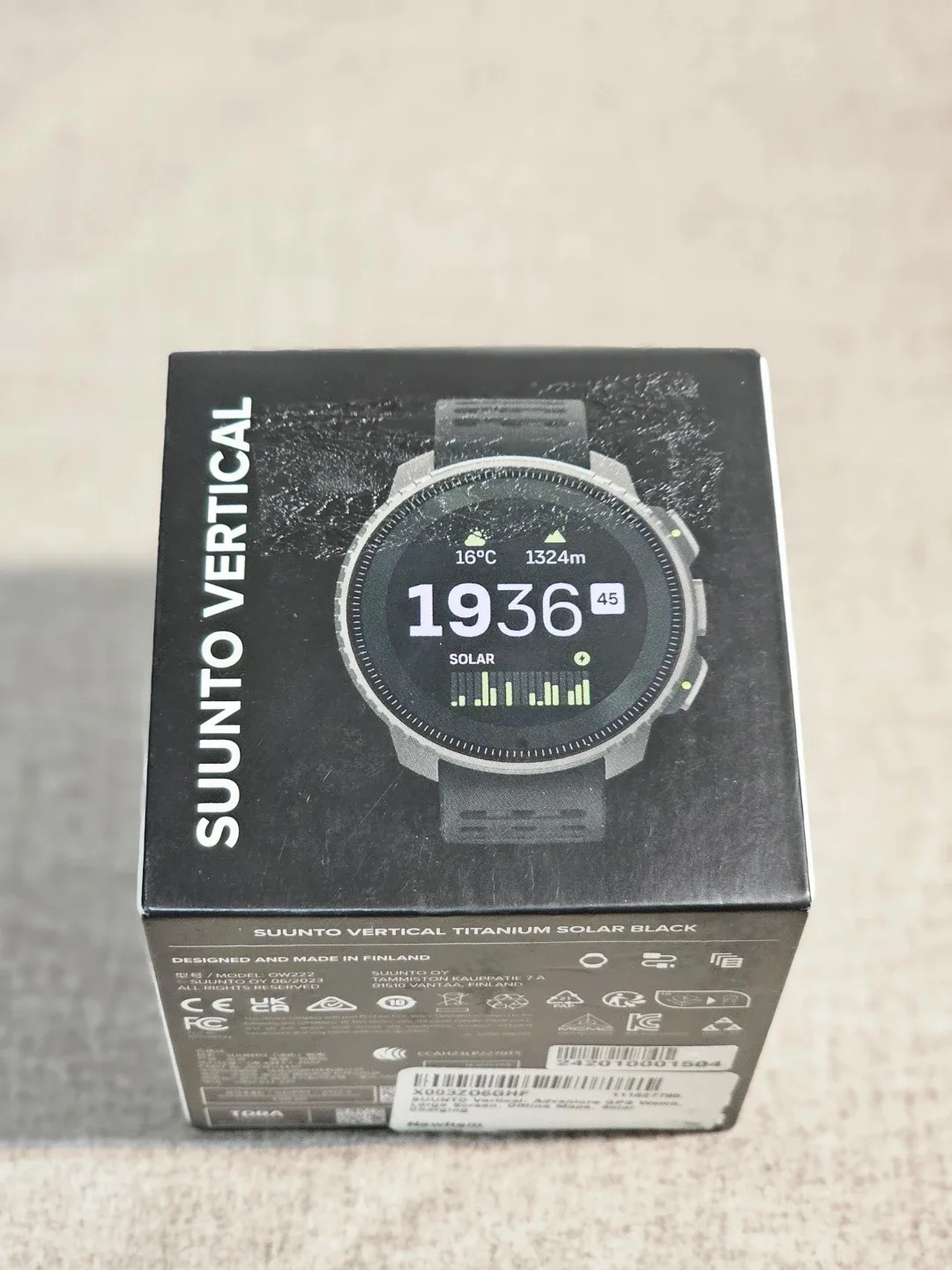 Suunto Vertical Titanium solar black image indicator(5)