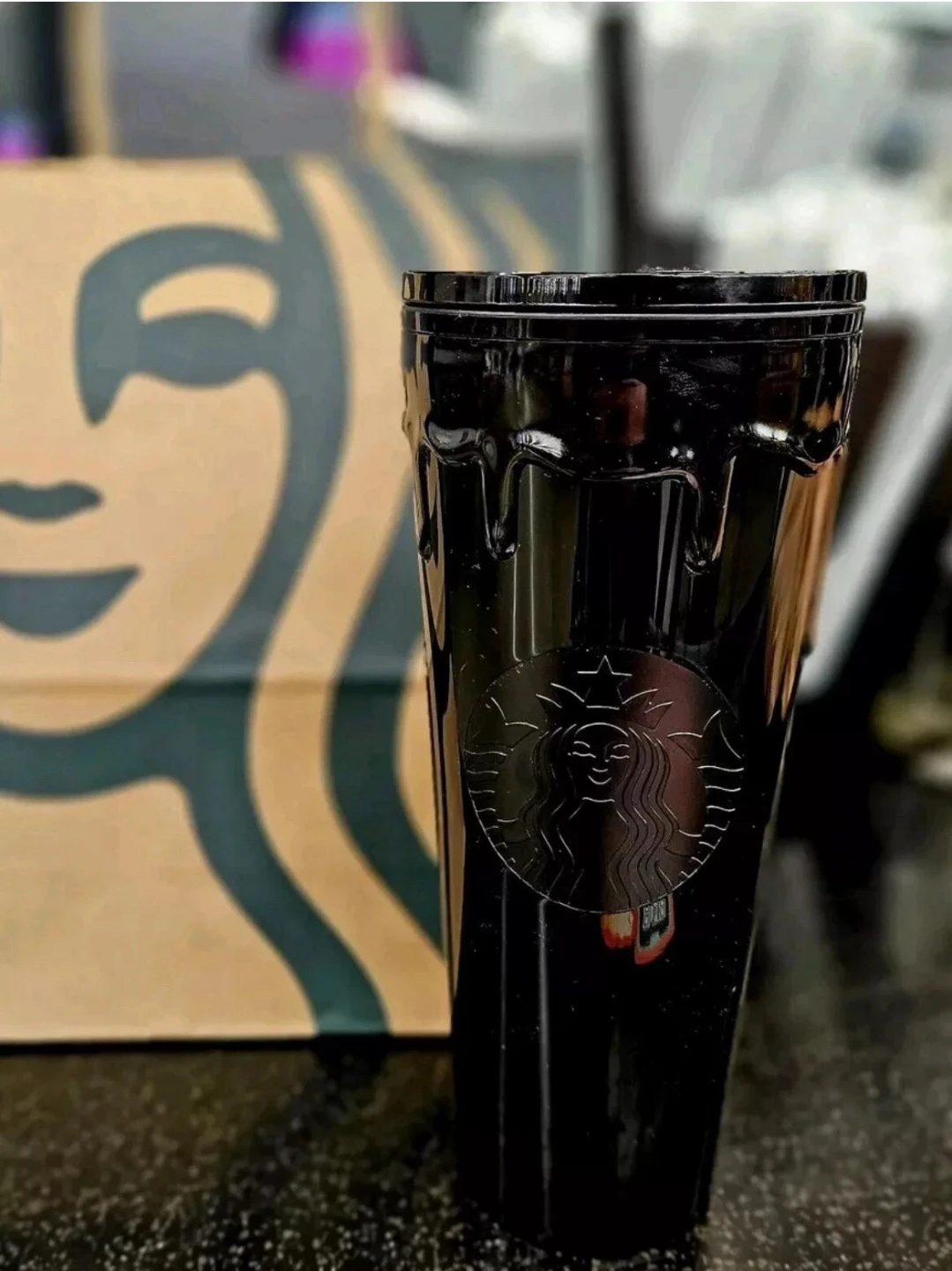 Starbucks Black Slime cup - photo 3