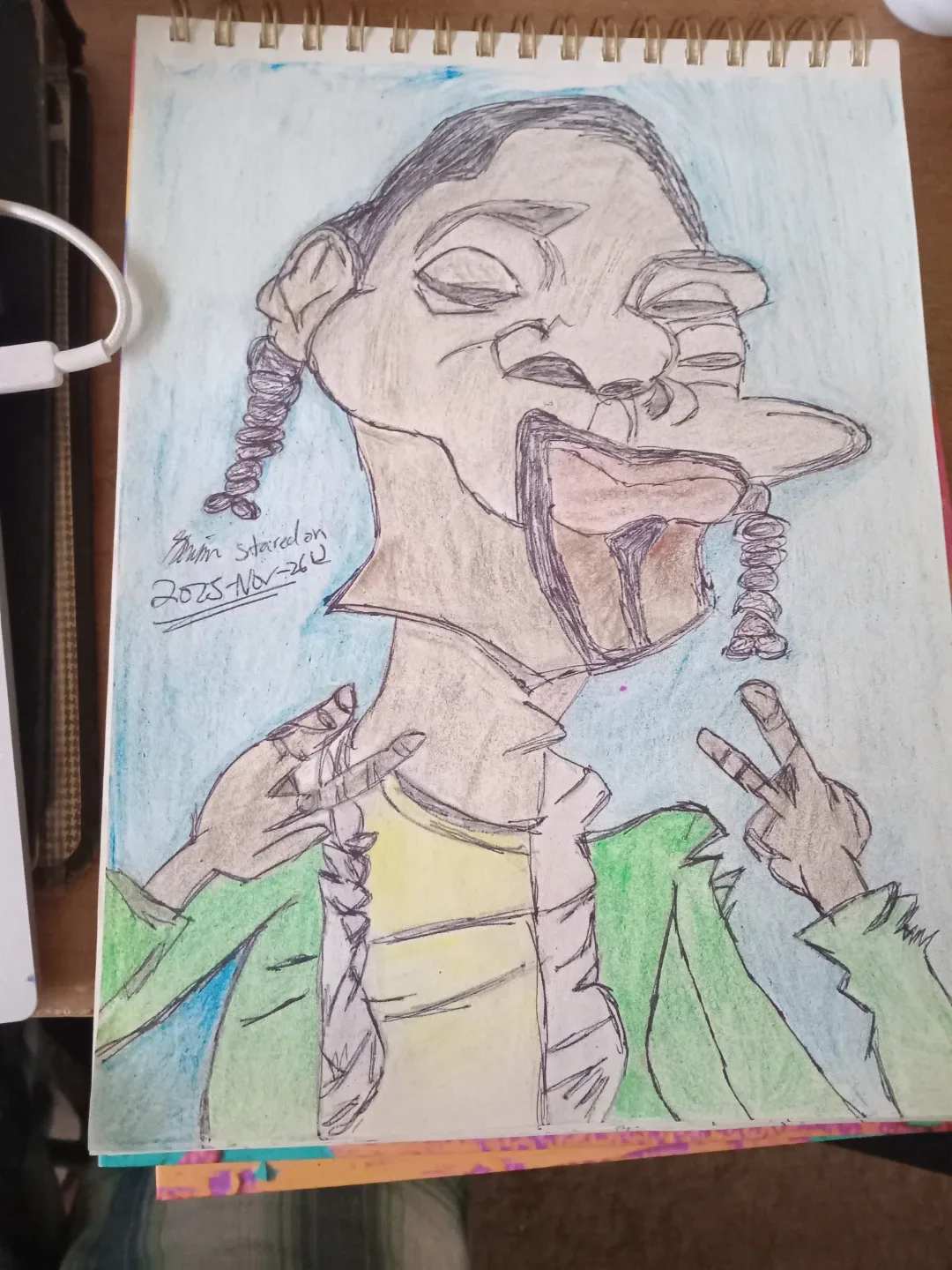 Snoop Dog Drawing Illustration By Custom Artist Sherwin