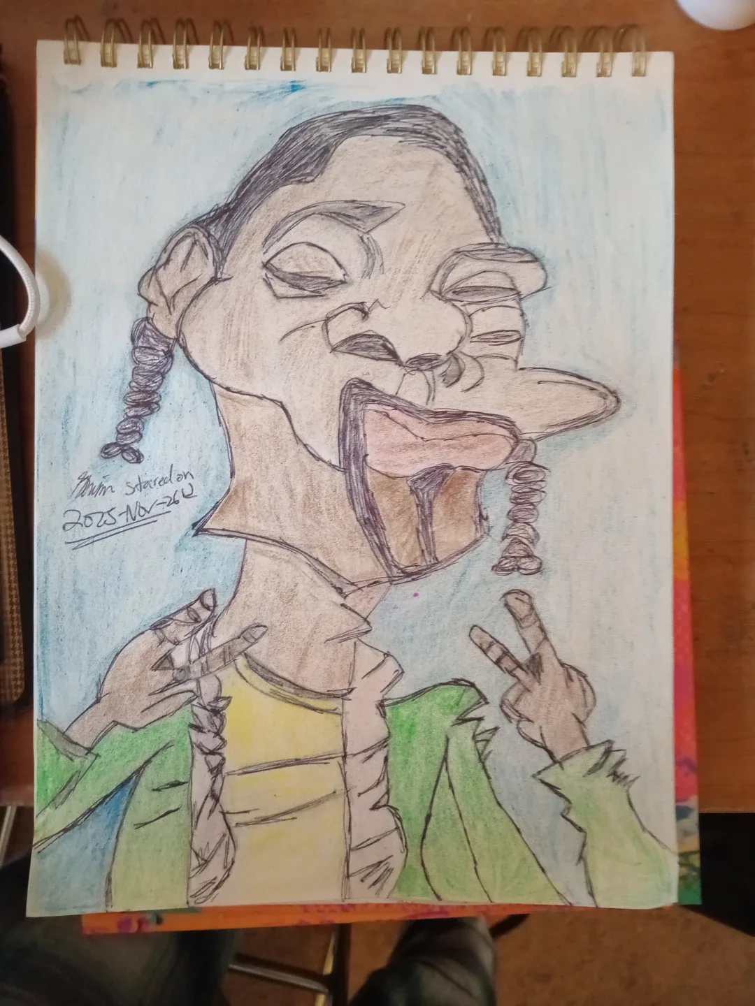 Snoop Dog Drawing Illustration By Custom Artist Sherwin image indicator(2)