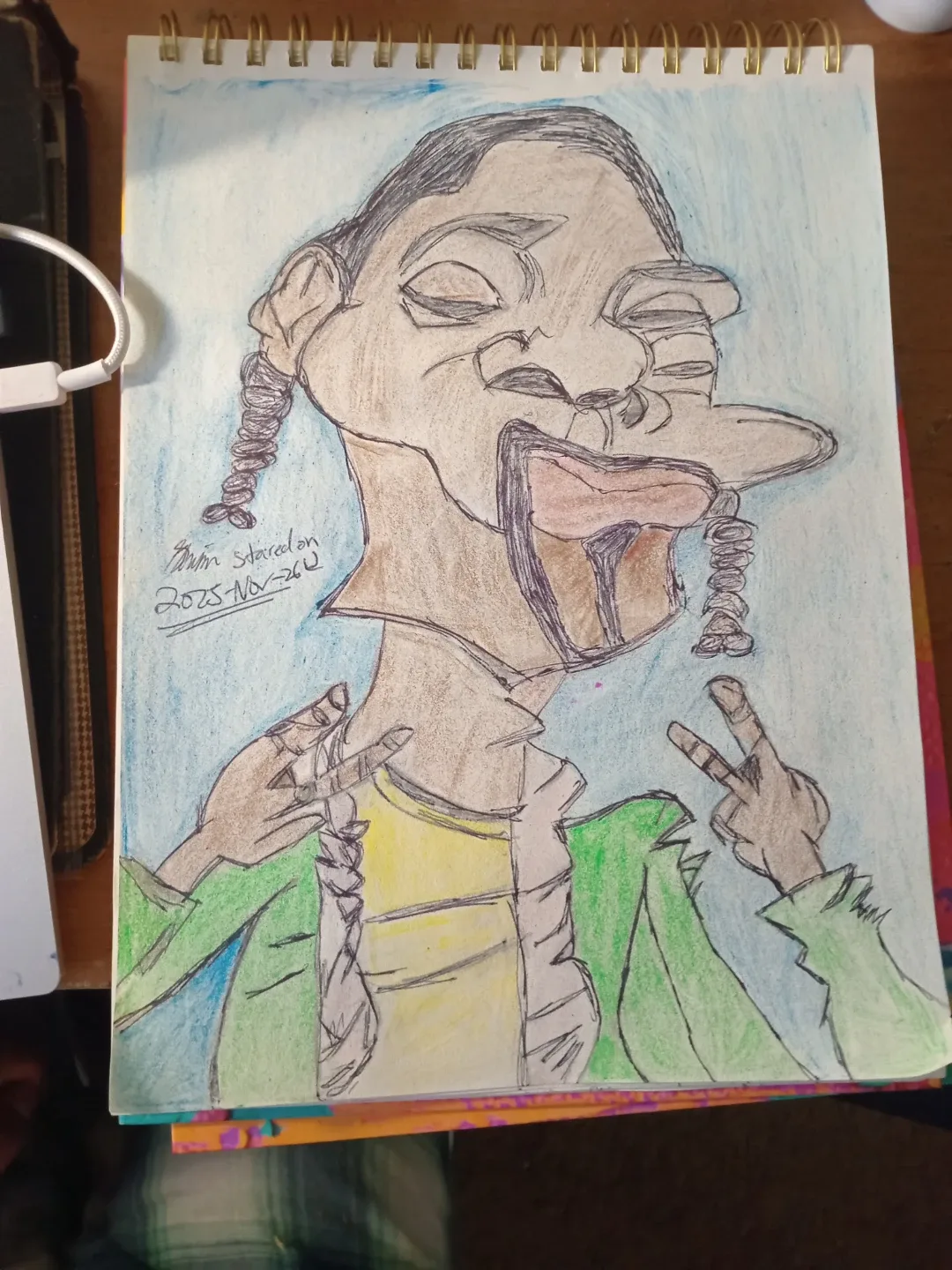 Snoop Dog Drawing Illustration By Custom Artist Sherwin image indicator(5)