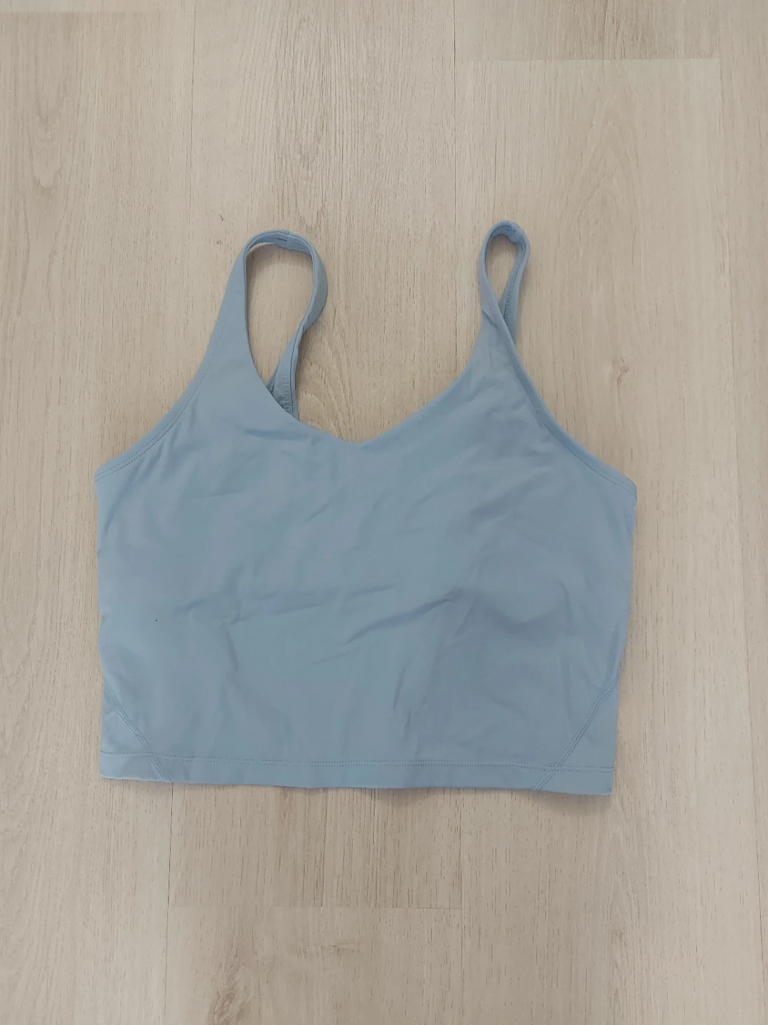 Blue Sports Bra Top