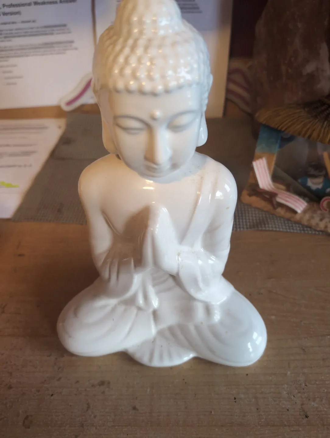 White Buddha Statue