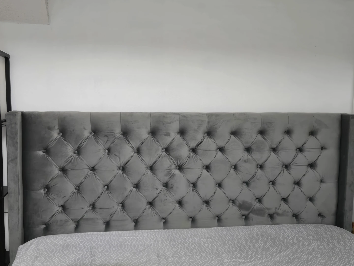 Jia Grey King Bed Frame with King Mattress - photo 2