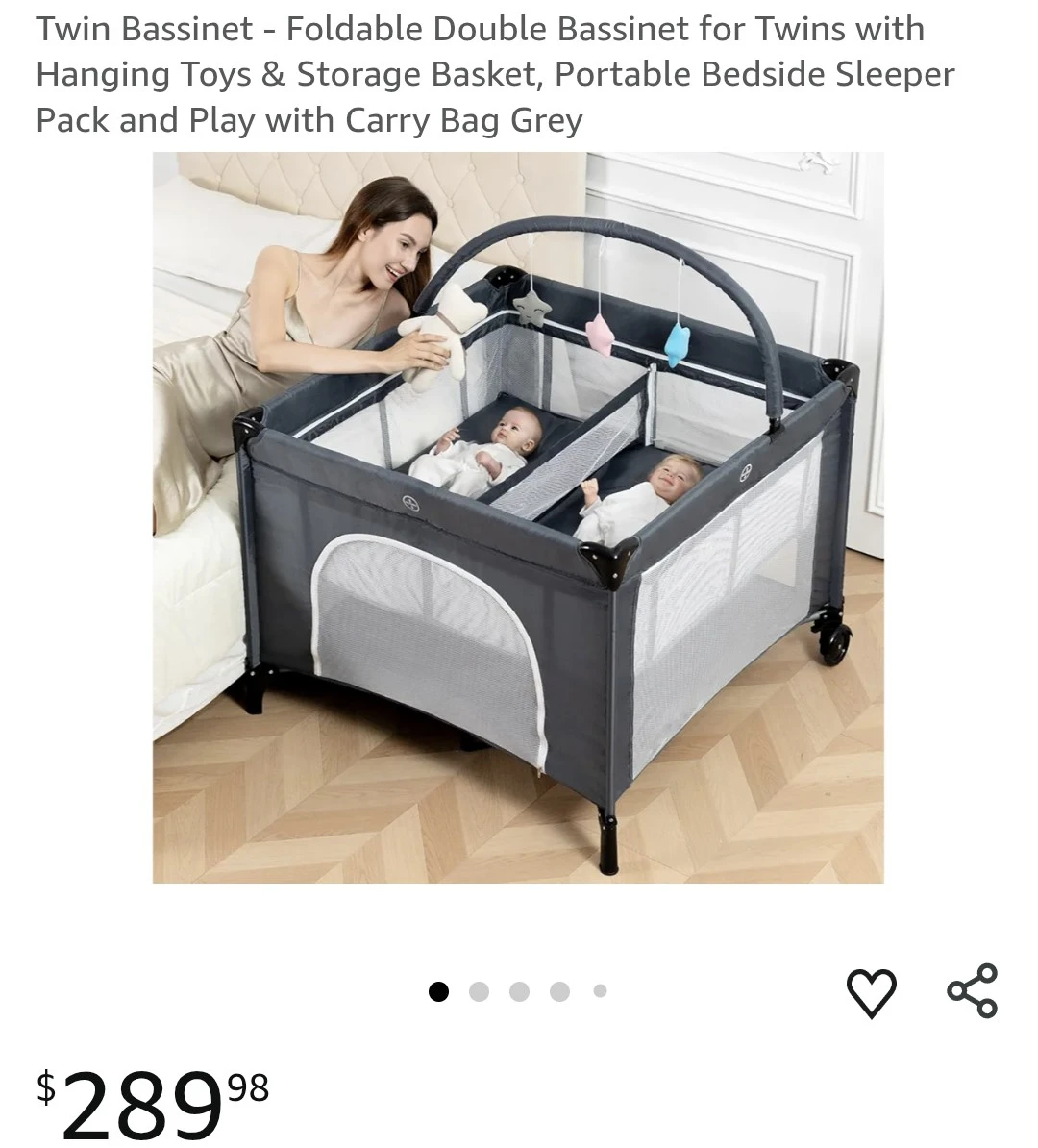 Twin bassinet/playpen - photo 3