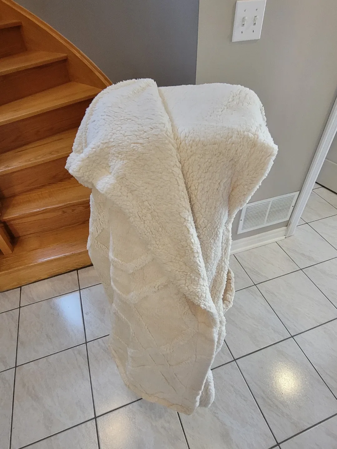 large Fluffy Sherpa Fleece Blanket new image indicator(7)