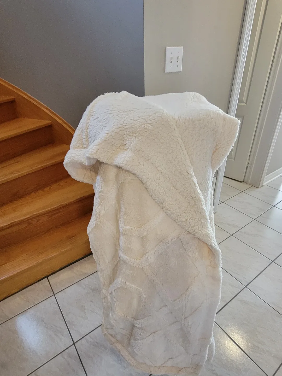 large Fluffy Sherpa Fleece Blanket new image indicator(8)