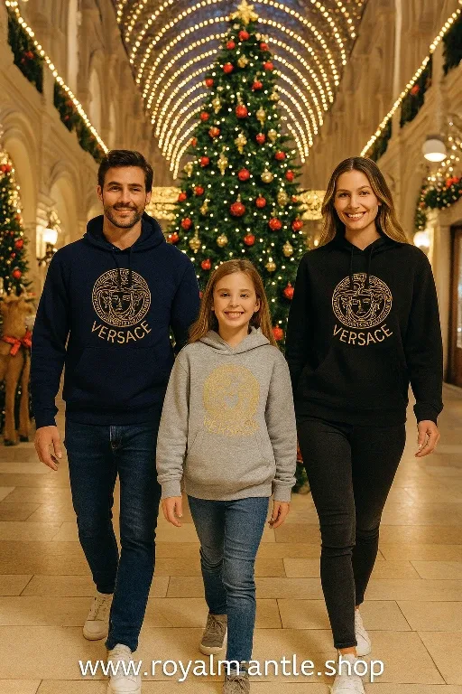 Versace Medusa Hoodie - Gray