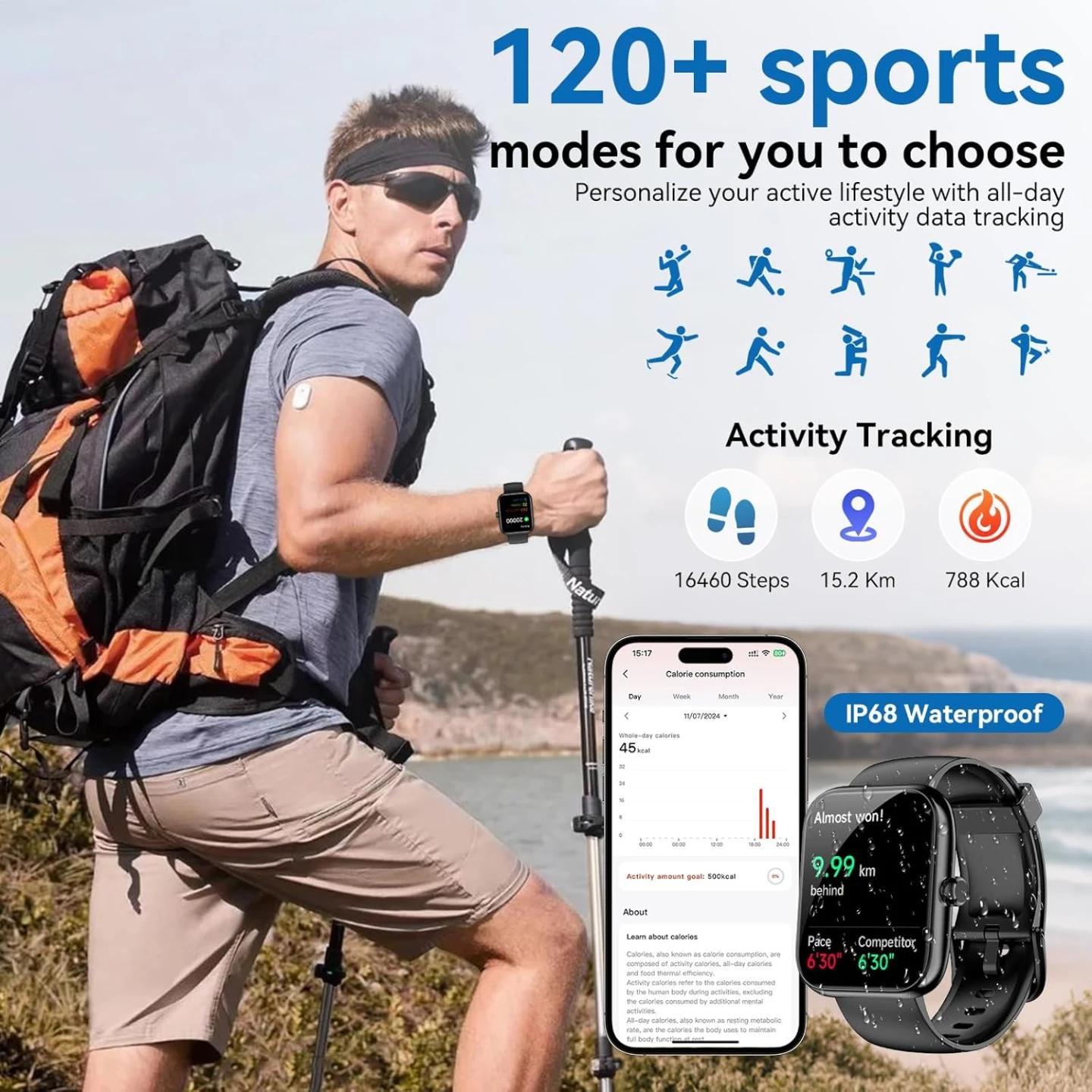 NEW Smart Watch with Alexa Built-in - photo 2