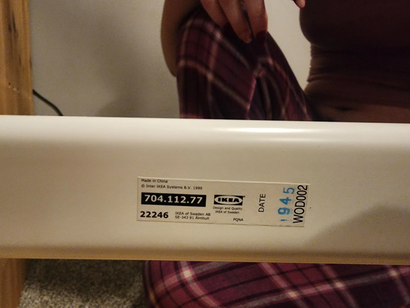 IKEA VITVAL Bunk Bed Frame - White, Twin - photo 2