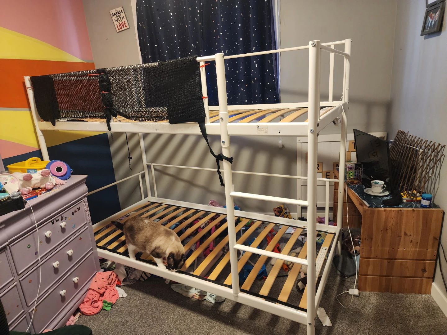 IKEA VITVAL Bunk Bed Frame - White, Twin - photo 3