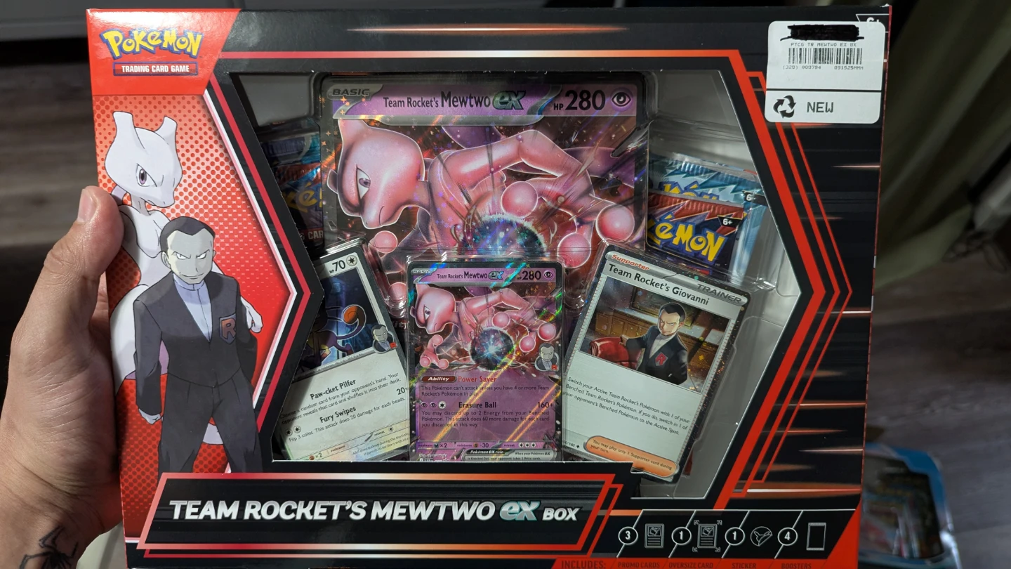 *SEALED* New Pokemon Team Rocket's Mewtwo EX Box