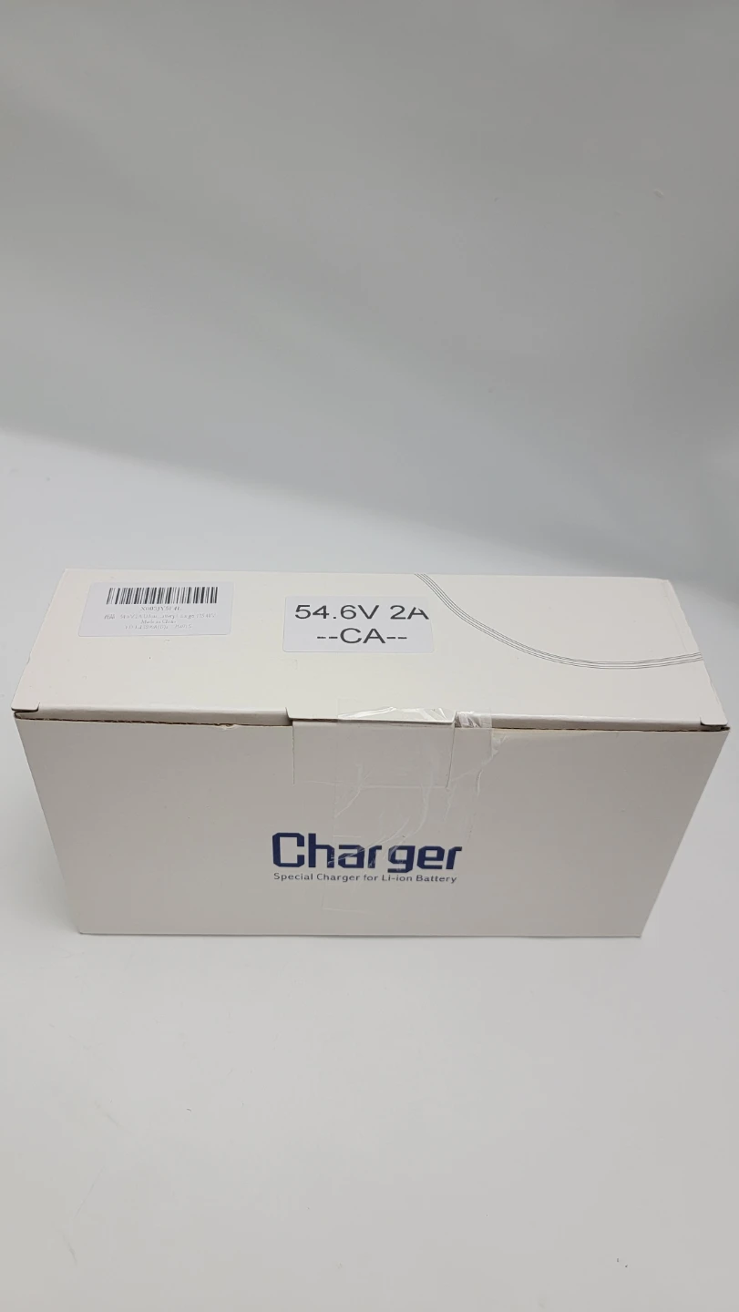 54.6V 2A Li-ion Battery Charger, 13S 48V with Multiple Plugs