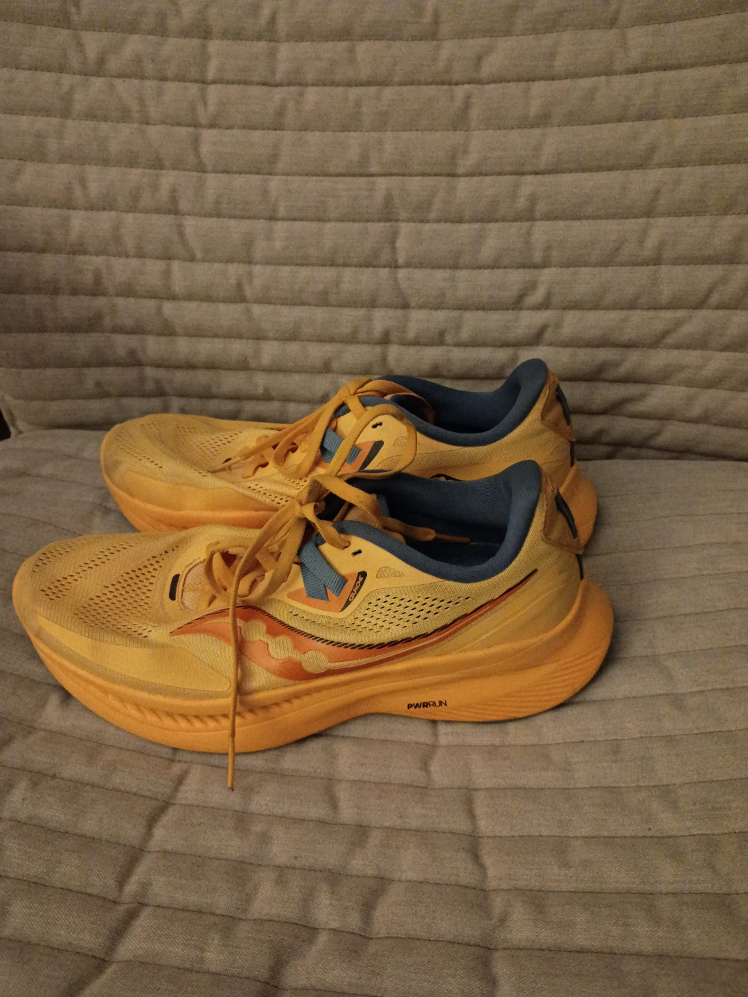 Saucony PWR RUN Yellow Running Shoes - photo 5