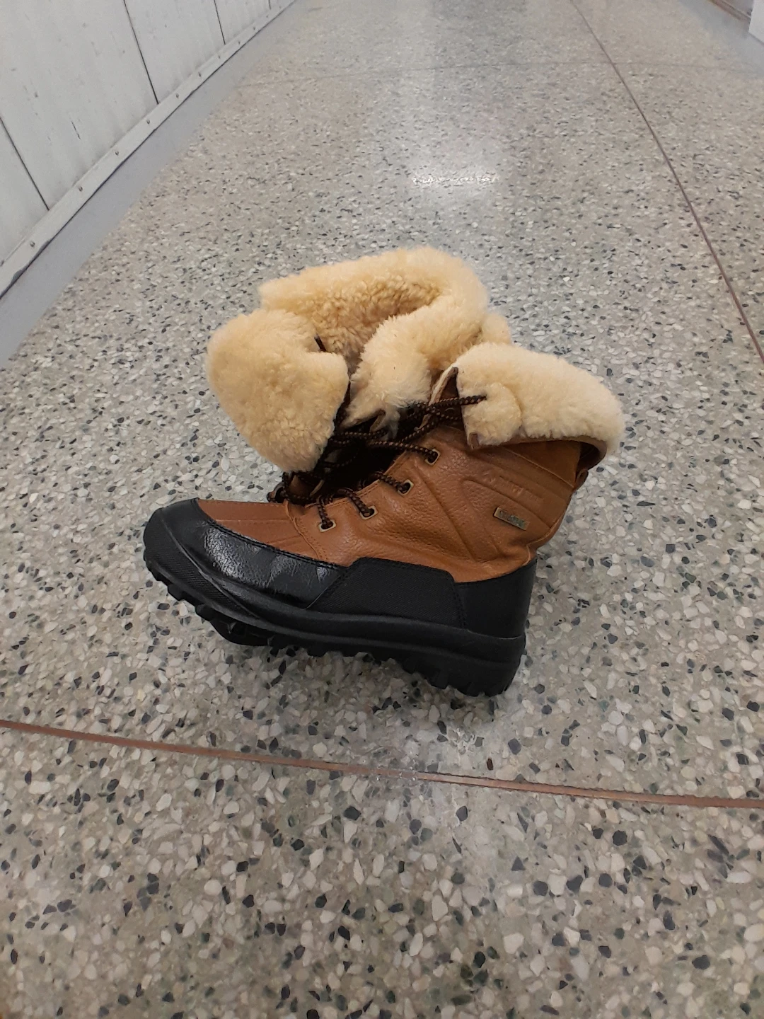 Brown Leather Winter Boots Original Banff Women's size 7