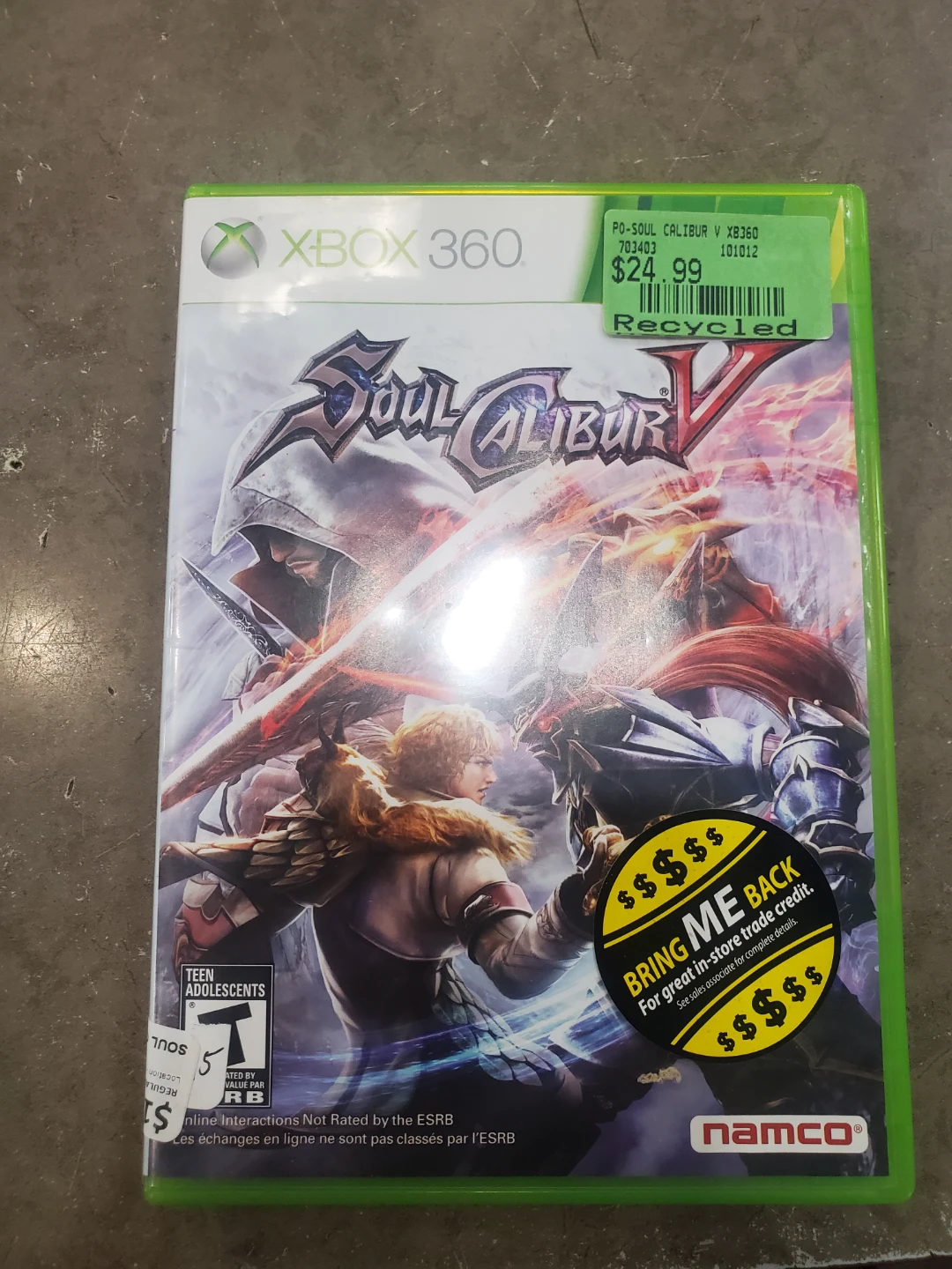 Soul Calibur V Xbox 360 Game