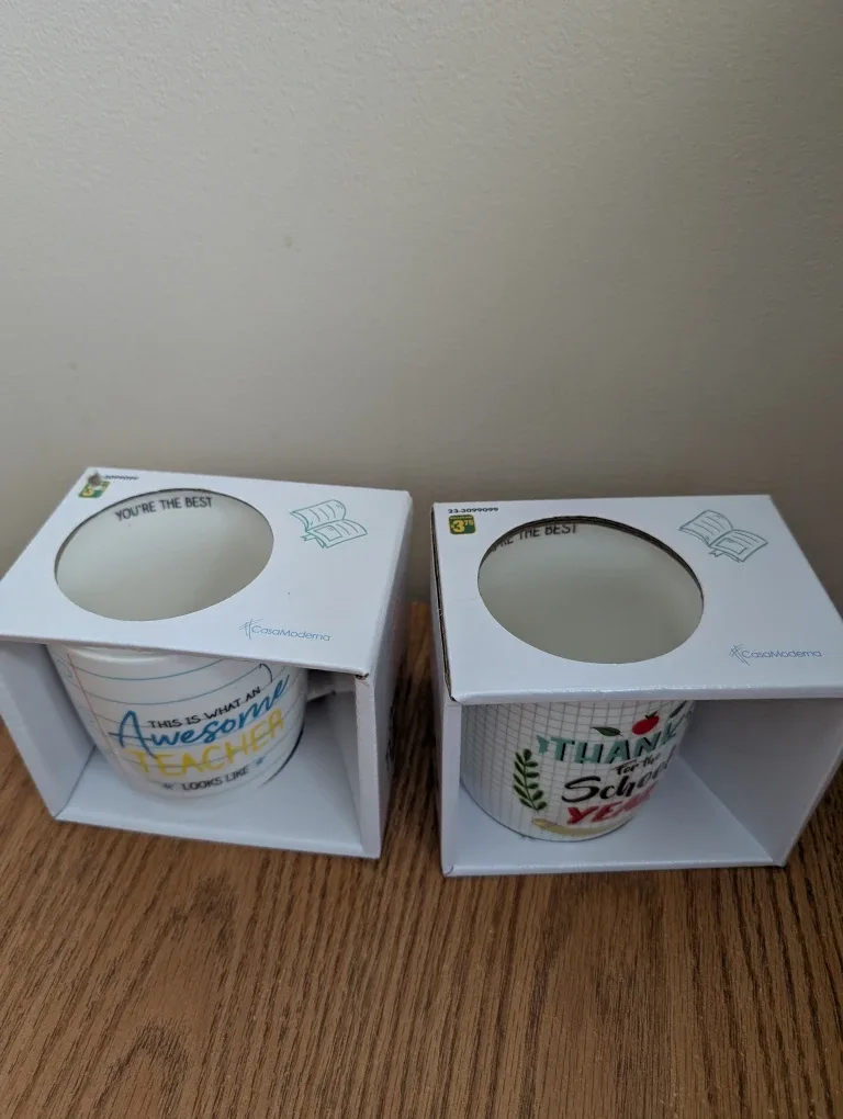 GIFTABLE Teacher appreciation Mugs - New in Box image indicator(4)