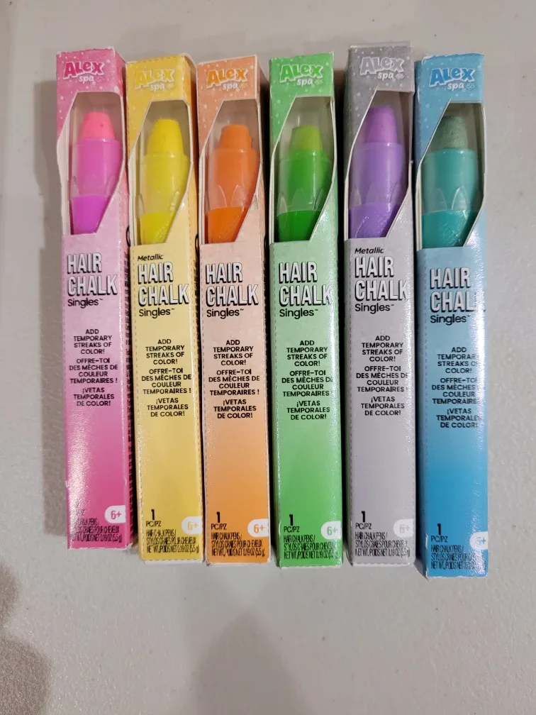 Alex Spa Hair Chalk Singles - Assorted Colours