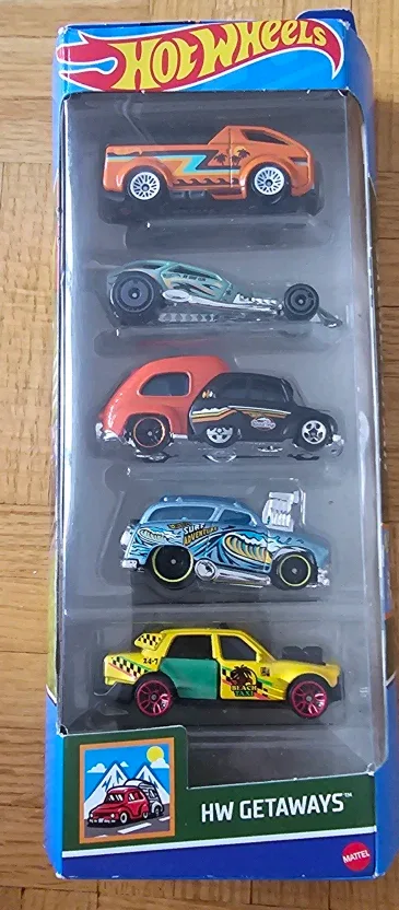 Hot Wheels HW Getaways 5-Pack