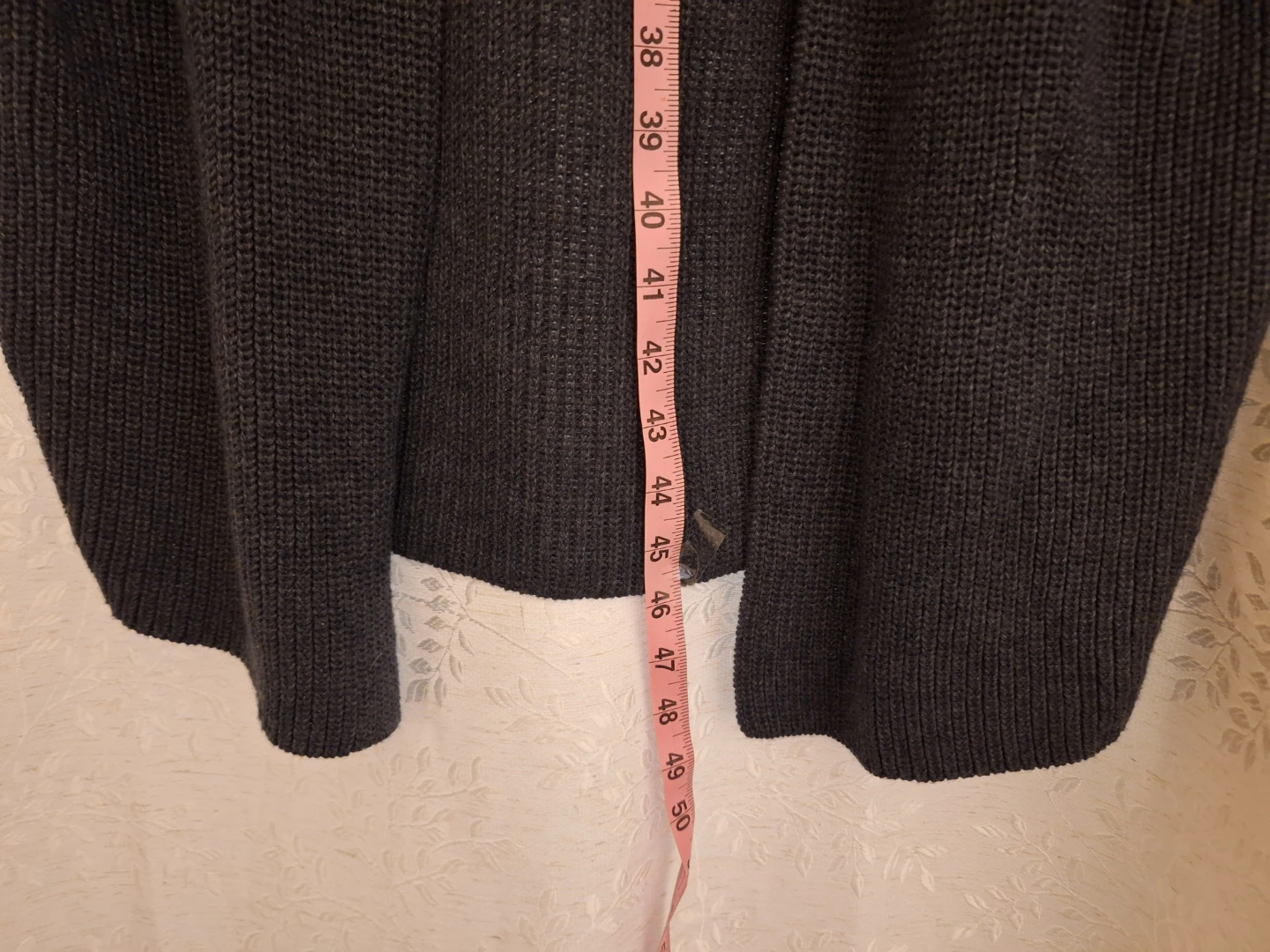 Knit Vest, Charcoal, Size M/L - photo 2