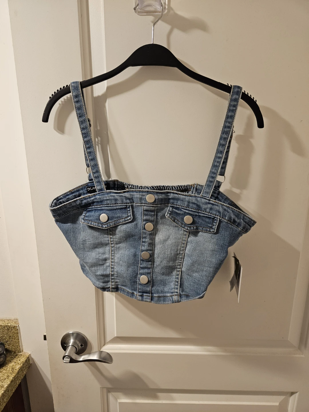 Dylan Ryan NYC Denim Top - Size L #Cleanout