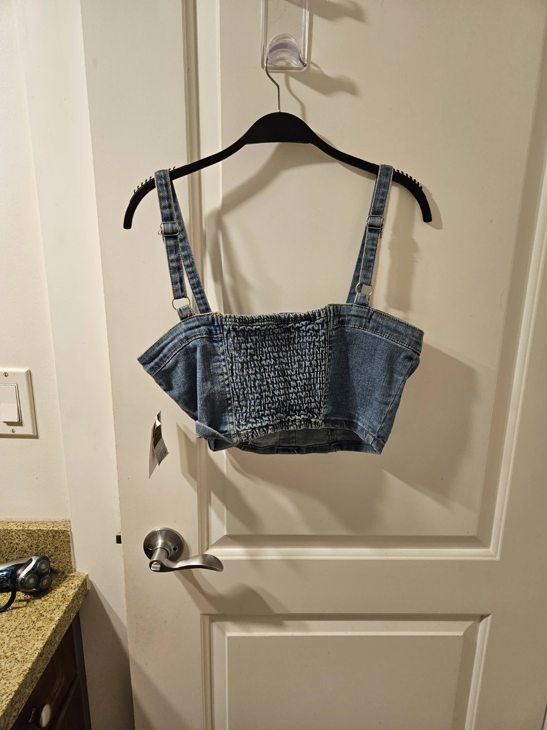 Dylan Ryan NYC Denim Top - Size L #Cleanout - photo 2